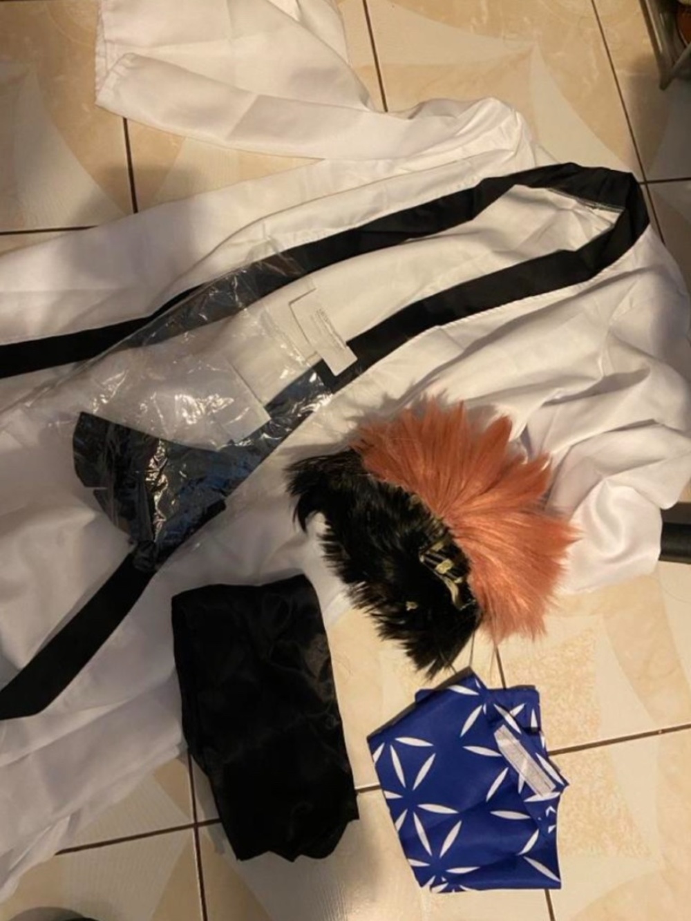 Sukuna cosplay plus wig